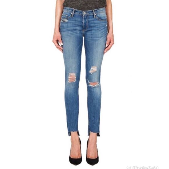 Black Orchid Jude Off Step Mid Rise Skinny - Picture 1 of 13